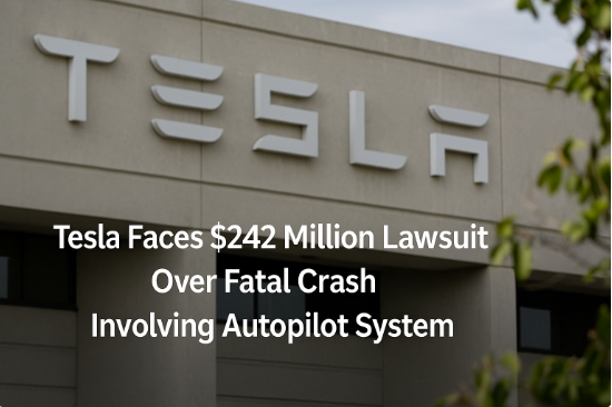 Tesla Faces $242 Million Lawsuit Over Fatal Crash Involving Autopilot System